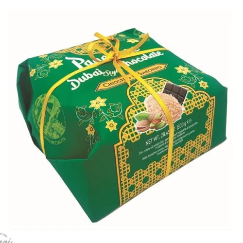 đ« Panettone DubaĂŻ Pistache & Chocolat â Chiostro di Saronno 800g 1 đ« Panettone DubaĂŻ Pistache & Chocolat â Chiostro di Saronno 800g